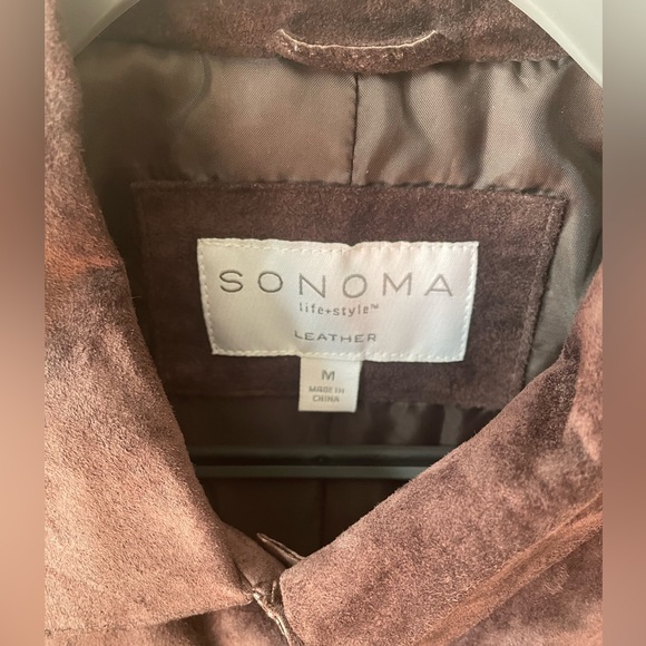 Lovely chocolate brown suede oversize jacket shacket - Size M - Picture 4 of 6